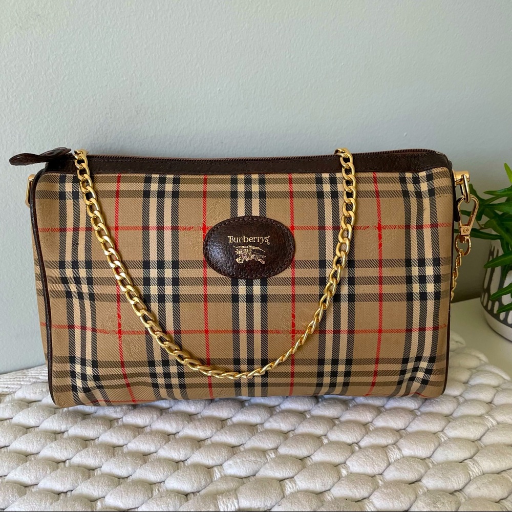 BURBERRY Crossbody Bag Clutch Pouch Nova Check